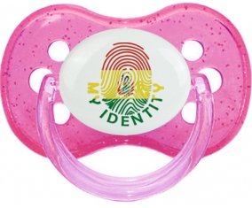 Empreinte My Identity Bolivie Sucette Cerise Rose à paillette