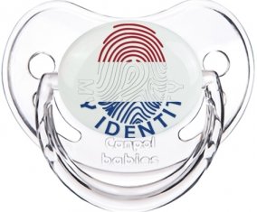 Empreinte My Identity Saint-Eustache Sucette Physiologique Transparent classique