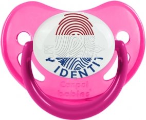 Empreinte My Identity Saint-Eustache Sucette Physiologique Rose phosphorescente
