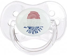 Empreinte My Identity Saint-Eustache Tétine Cerise Transparent classique