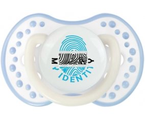 Empreinte My Identity Bostwana Tétine LOVI Dynamic Blanc-cyan classique