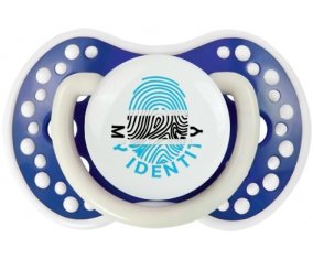 Empreinte My Identity Bostwana Tétine LOVI Dynamic Bleu-marine phosphorescente