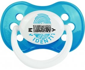 Empreinte My Identity Bostwana Sucette Anatomique Cyan classique
