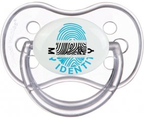 Empreinte My Identity Bostwana Sucette Anatomique Transparente classique
