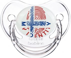 Empreinte My Identity Île Bouvet Sucette Physiologique Transparent classique