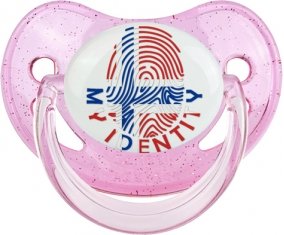 Empreinte My Identity Île Bouvet Sucette Physiologique Rose à paillette
