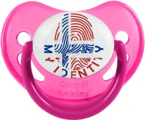 Empreinte My Identity Île Bouvet Sucette Physiologique Rose phosphorescente