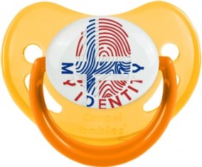 Empreinte My Identity Île Bouvet Sucette Physiologique Jaune phosphorescente