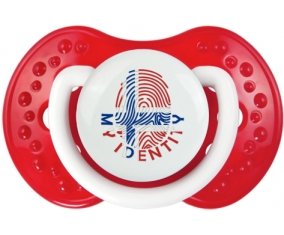 Empreinte My Identity Île Bouvet Sucette LOVI Dynamic Blanc-rouge classique