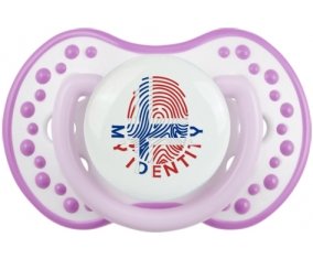 Empreinte My Identity Île Bouvet Sucette LOVI Dynamic Blanc-mauve classique