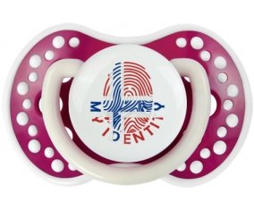 Empreinte My Identity Île Bouvet Sucette LOVI Dynamic Fuchsia phosphorescente