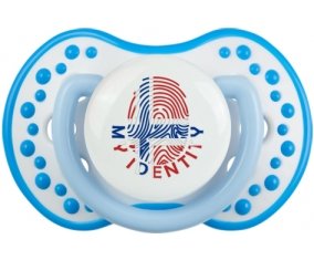 Empreinte My Identity Île Bouvet Sucette LOVI Dynamic Blanc-bleu phosphorescente