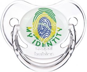 Empreinte My Identity Brésil Sucette Physiologique Transparent classique