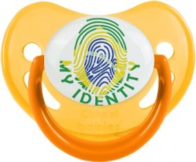 Empreinte My Identity Brésil Sucette Physiologique Jaune phosphorescente