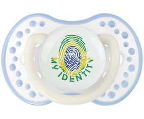 Empreinte My Identity Brésil Sucette LOVI Dynamic Blanc-cyan classique