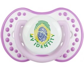 Empreinte My Identity Brésil Sucette LOVI Dynamic Blanc-mauve classique