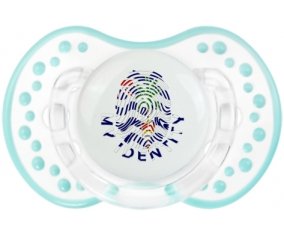 Empreinte My Identity Territoire britannique de l'océan Indien Sucete LOVI Dynamic Retro-blanc-lagon classique
