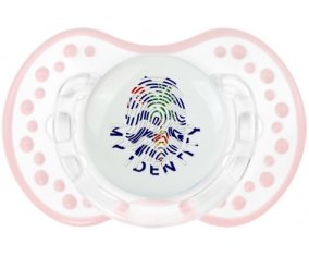 Empreinte My Identity Territoire britannique de l'océan Indien Sucete LOVI Dynamic Retro-blanc-rose-tendre classique