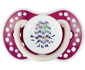 Empreinte My Identity Territoire britannique de l'océan Indien Sucete LOVI Dynamic Fuchsia phosphorescente