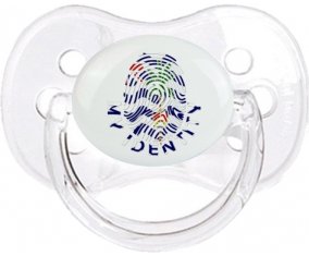 Empreinte My Identity Territoire britannique de l'océan Indien Sucete Cerise Transparent classique