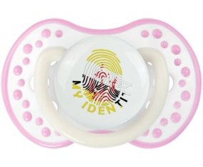 Empreinte My Identity Brunei Darussalam Tétine LOVI Dynamic Blanc-rose phosphorescente