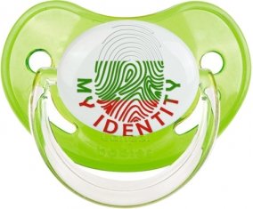 Empreinte My Identity Bulgarie Sucette Physiologique Vert classique