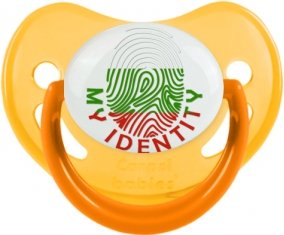 Empreinte My Identity Bulgarie Sucette Physiologique Jaune phosphorescente