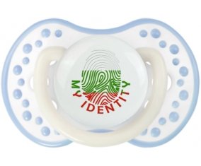 Empreinte My Identity Bulgarie Sucette LOVI Dynamic Blanc-cyan classique