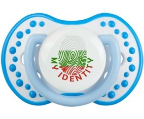 Empreinte My Identity Bulgarie Sucette LOVI Dynamic Blanc-bleu phosphorescente