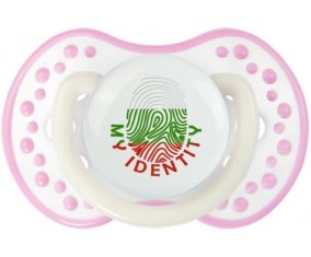 Empreinte My Identity Bulgarie Sucette LOVI Dynamic Blanc-rose phosphorescente