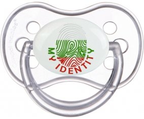Empreinte My Identity Bulgarie Tétine Anatomique Transparente classique
