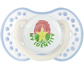 Empreinte My Identity Burkina Faso Sucette LOVI Dynamic Blanc-cyan classique