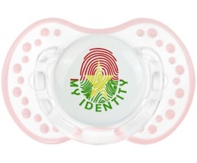 Empreinte My Identity Burkina Faso Sucette LOVI Dynamic Retro-blanc-rose-tendre classique