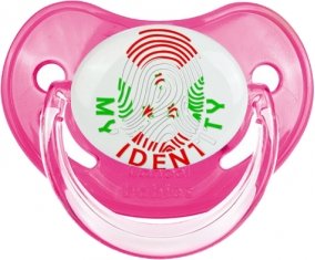 Empreinte My Identity Burundi Tétine Physiologique Rose classique