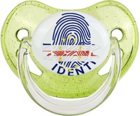 Empreinte My Identity Cap-Vert Sucete Physiologique Vert à paillette