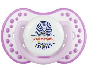 Empreinte My Identity Cap-Vert Tétine LOVI Dynamic Blanc-mauve classique