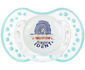 Empreinte My Identity Cap-Vert Tétine LOVI Dynamic Retro-blanc-lagon classique