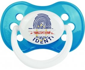 Empreinte My Identity Cap-Vert Sucette Anatomique Cyan classique