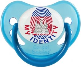 Empreinte My Identity Cambodge Sucette Physiologique Bleue phosphorescente