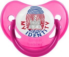 Empreinte My Identity Cambodge Sucette Physiologique Rose phosphorescente