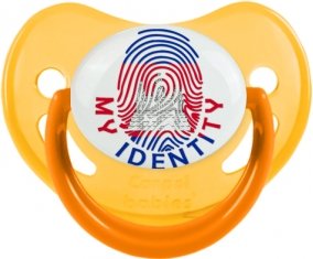Empreinte My Identity Cambodge Sucette Physiologique Jaune phosphorescente