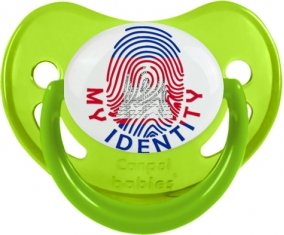 Empreinte My Identity Cambodge Sucette Physiologique Vert phosphorescente