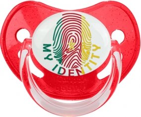 Empreinte My Identity Cameroun Sucette Physiologique Rouge à paillette