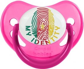 Empreinte My Identity Cameroun Sucette Physiologique Rose phosphorescente