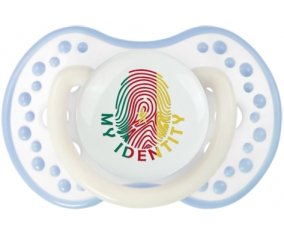 Empreinte My Identity Cameroun Sucette LOVI Dynamic Blanc-cyan classique