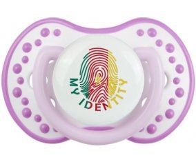 Empreinte My Identity Cameroun Sucette LOVI Dynamic Blanc-mauve classique