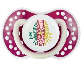 Empreinte My Identity Cameroun Sucette LOVI Dynamic Fuchsia phosphorescente
