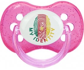 Empreinte My Identity Cameroun Tétine Cerise Rose à paillette