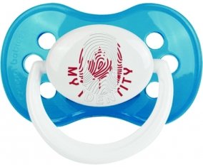 Empreinte My Identity Canada Sucete Anatomique Cyan classique