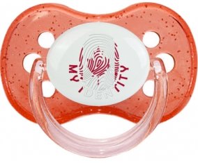 Empreinte My Identity Canada Sucete Cerise Rouge à paillette